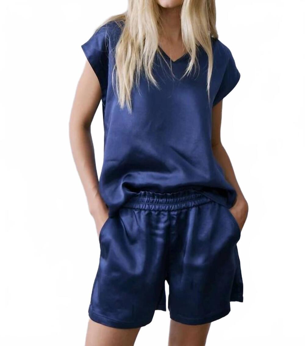 NEW MELISSA NEPTON garick top in navy